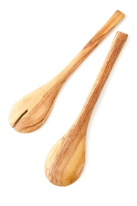 Ensemble de couverts en bois avec manche en métal, design artisanal, pour une table élégante lors de mariages et utilisation en restaurant - Product Image 6