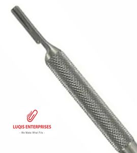 Manche de scalpel rond 16 cm en acier inoxydable, manche de couteau chirurgical réutilisable, autoclavable, instrument médical - Product Image 2