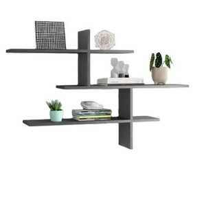 Wall Mounted Solid Wood <b>Cat</b> Climbing Steps Set of 3 Pet Floating Perch Shelf Heavy Duty Animal Jumping <b>Platform</b> Storage Ledge - Product Image 4
