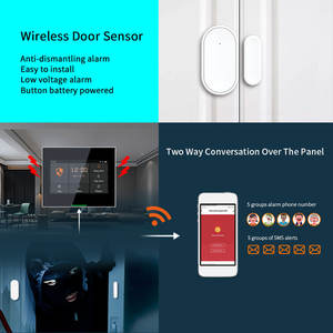 Sistema de Alarma para el Hogar con Pantalla Táctil de 4.3 Pulgadas, WiFi, 2G GSM, Audio Bidireccional, Kit Grande con Batería de Respaldo PST-H502, Gran Oferta - Product Image 2