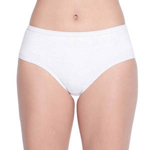 Braguitas de algodón cómodas y transpirables para mujer al por mayor, ropa interior suave sin costuras, de color liso, estilo hipster, de punto, de tiro medio para uso diario. - Product Image 4