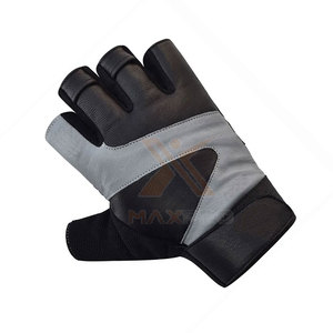 Vente Flash : Gants de Fitness en Cuir Fabriqués au Pakistan, Respirants, Séchage Rapide, Sangle de Poignet Réglable, Antidérapants, Unisexe, Faible MOQ - Product Image 4