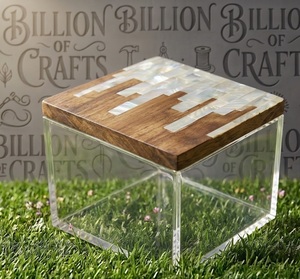 Caja de Almacenamiento de Chocolate de Acrílico Plexi con Tapa Decorativa para Exhibición en Tiendas de Dulces - Product Image 2