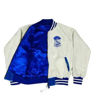Phi Beta Sigma <b>Sherpa</b> Bomber Jacket for Men Stand Collar Winter Comfortable Fit Premium <b>Fabric</b> Greek Fraternity Apparel Casual - Product Image 2