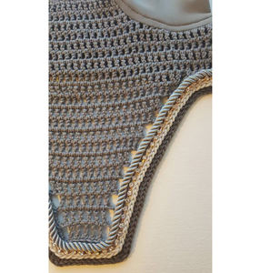 2025 alta calidad caballo algodón oreja capó Malla tela blanca disponible en todos los colores fabricante - Product Image 3