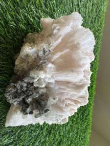 Large Scolecite Green Heulandite <b>Crystal</b> <b>Cluster</b> for Interior Decoration and Collection - Product Image 2