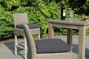 <b>NAVY</b> Stylish Patio <b>Bar</b> <b>Stool</b> with Durable Wicker Finish - Product Image 4