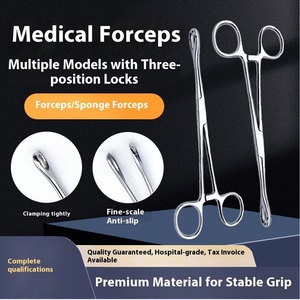 Pinzas para Esponjas Rampley de Acero Quirúrgico, Instrumentos Quirúrgicos Manuales de Alta Calidad, Certificación CE, 5 Años de Garantía - Product Image 6