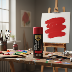 Peintures artistiques ROUGE INTENSE 200ML Couleurs polyvalentes et audacieuses pour expressions créatives - Product Image 2