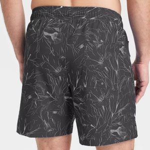Shorts de sport décontractés pour hommes en toile solide sublimée personnalisée de haute qualité, séchage rapide, respirant, en Spandex/Coton, avec cordon de serrage, logo personnalisé - Product Image 3