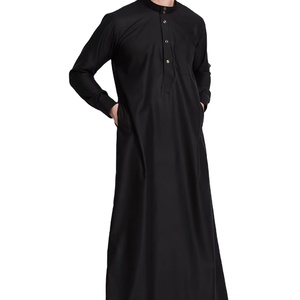 เสื้อโทบผู้ชายผ้าโพลีเอสเตอร์เนื้อนุ่ม ระบายอากาศได้ดี ปักลายมัดย้อม สวมใส่สบาย แขนสั้น ความยาวระดับข้อเท้า เหมาะสำหรับใส่ในชีวิตประจำวัน - Product Image 1