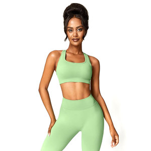 Conjunto de Yoga de Cintura Alta, Ligero, Delgado, de Diseño Personalizado, de Alta Calidad, Transpirable, Nuevo y Moderno, en Oferta - Product Image 3