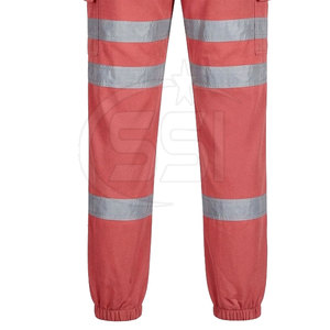 Pantalones de Seguridad Jogger ANSI Clase 2, Impermeables, con Luz LED Intermitente, Logotipo Personalizado, Cintura Flexible y Transpirable, Ropa de Trabajo Industrial - Product Image 4