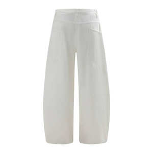 Jean décontracté unisexe coupe droite ample, style rétro américain, broderie hip-hop 3D délavée, automne/hiver, avec boutons - Product Image 6