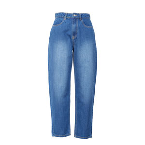 Pantalones Vaqueros de Invierno para Mujer, Tallas Grandes, Personalizados al por Mayor, Cómodos, Cintura Media, Corte Regular, Casuales, Ajustados, 100% Algodón, de Fábrica - Product Image 3