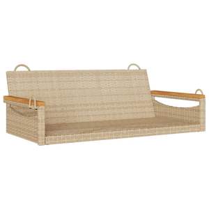Banc balançoire de patio beige - Product Image 2