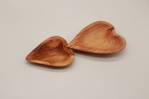 <b>Rustic</b> <b>Farmhouse</b> Wooden Heart Bowl for <b>Dining</b> <b>Table</b> Decor Acacia Wood Heart Bowl Handmade Serving Bowl for Kitchen - Product Image 4