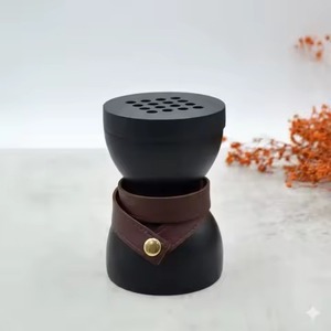 Quemador de Incienso Árabe de Resina y Madera de Sándalo con Inserto Metálico, para Bakhoor, Rituales, Aromaterapia, Fragancia para el Hogar, Religioso, Ecológico - Product Image 3