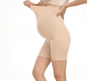 Shorts de Yoga de Maternidad sin Costuras al por Mayor, Shorts de Compresión de Cintura Alta para Embarazo, Gimnasio, Fitness y Entrenamiento - Product Image 3