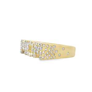 Anillos con Nombre MOM, Oro Sólido de 14K y 18K, Diamantes Cultivados en Laboratorio, Engaste Pavé, Regalo de Lujo para el Día de la Madre, Fabricación de Joyería Fina - Product Image 4
