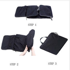 Unisex Oxford Gym Duffel Bag with <b>Adjustable</b> <b>Strap</b> Zipper Closure 30-40L Capacity Casual Sport Bag - Product Image 4