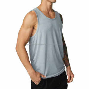 Camiseta sin Mangas Deportiva de Secado Rápido y Transpirable para Hombre, Color Sólido, Precio Bajo, Moda de Verano - Product Image 4