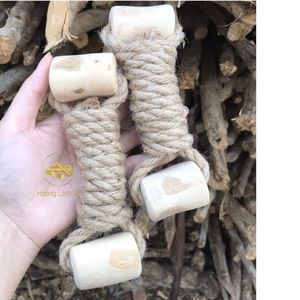 Hoang Linh SG corde de chanvre durable bois mixte jouet pour chien remorqueur Vietnam + 84 797 415 298 Sara Sara café jouet à mâcher pour animaux de compagnie - Product Image 4