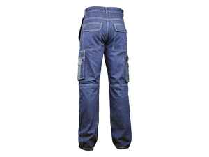 Pantalon en jean déchiré personnalisé avec logo, coupe slim, design troué, pour moto et course automobile, séchage rapide, imperméable, idéal été - Product Image 4