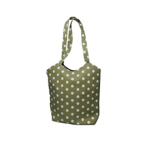High Quality Small Polka Dot Print <b>Canvas</b> <b>Tote</b> Bag Custom Logo Pattern Cotton Handle Latest Collection at Good Price Stylish - Product Image 1