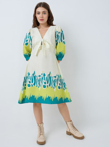 Vestidos maxi de moda con estilo étnico para mujer, vestidos maxi indios bordados a mano para fiesta, de manga corta y estilo envolvente para mujer. - Product Image 2