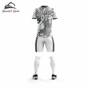 Uniformes de fútbol personalizados 100% poliéster para hombre, uniforme deportivo, fabricante OEM ODM, logotipo personalizado sublimado - Product Image 3