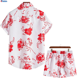 Trajes de Playa para Hombre, Cómodos y Transpirables, Colección de Verano, Camisa Personalizada con Botones, Pantalones Cortos de Playa - Product Image 2