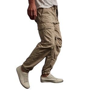 Pantalones Cargo 100% algodón para hombre, pantalón informal a la moda, diseño personalizado de alta calidad, precio barato, venta al por mayor - Product Image 6