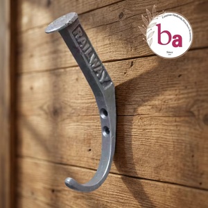 Beads Art Railway-Style Cast Iron Heavy-Duty Multifunction Wall Mounted <b>Hook</b> for Clothing Storage - Product Image 1