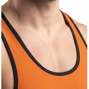 <b>Men's</b> Wrestling Jersey Custom Team <b>Men</b> Wrestling <b>Shirt</b> Wholesale Sportswear <b>Men's</b> Sleeveless Wrestling Jerseys - Product Image 4