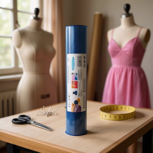 Tessuto a rete blu 48 cm x 9 m per accessori di sartoria - Product Image 2