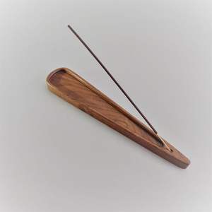 Porte-encens en bois de qualité supérieure pour la méditation à domicile, l'aromathérapie, le yoga, la fragrance, décoration artisanale en bois naturel - Product Image 3