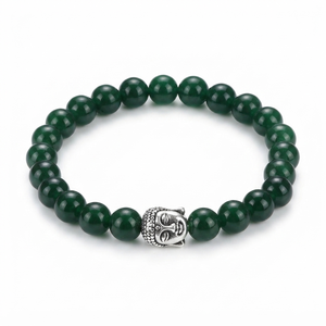 High Quality Emerald Beads Buddha Bracelet Romantic Gift Fashion Charm Jewelry <b>for</b> <b>Men</b> Women Energy Meditation - Product Image 1