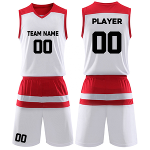 Tenues de basketball personnalisées respirantes et à séchage rapide, ensemble maillot et short pour hommes, jeunes, entraînement et tenue d'équipe - Product Image 3