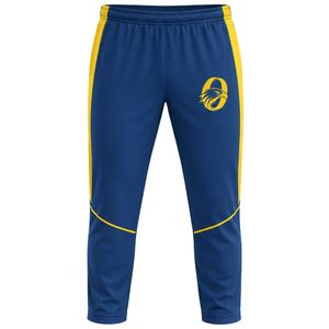 Men's Blue Yellow Cricket Pants Long Sports Trousers Team Match Uniform Outdoor Training Bottoms <b>Athletic</b> Sports Clothing - Product Image 1