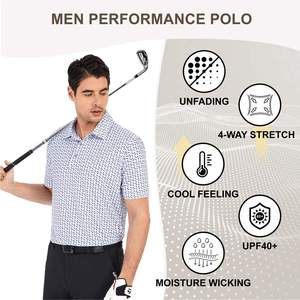 Camisetas Polo de Golf Deportivas con Logotipo Personalizado para Hombre, Camiseta Polo Informal de Secado Rápido para Hombre - Product Image 3