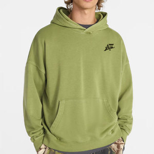 Hoodie homme coupe boxy à manches longues, design personnalisé, fabriqué dans les meilleurs matériaux, streetwear, hoodies basiques coupe boxy pour homme - Product Image 1