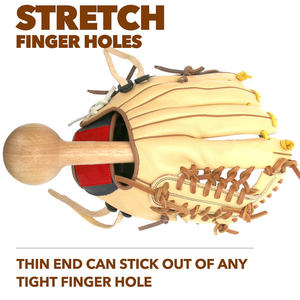 Wholesale Baseball Glove Break In <b>Tool</b> Professional Wooden Mallet Handmade Wooden Baseball Mitt Softening Mallet - Product Image 4