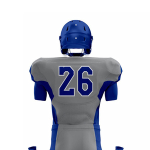 Ensemble d'uniformes de football américain haut de gamme, maillot et pantalon personnalisés pour équipe, séchage rapide, sublimation, grandes tailles, pour hommes, vente en gros OEM, directement de l'usine - Product Image 2