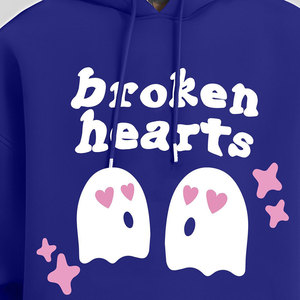 Sudadera con Capucha Luminosa Estampada de Gran Tamaño Unisex Personalizada al por Mayor, Sudadera de Invierno para Hombre con Diseño de Bolsillo - Product Image 6