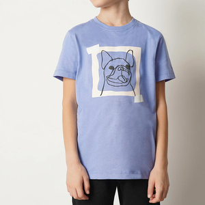 Camisetas Personalizadas para Niños, 100% Algodón, Suaves y Transpirables, de Manga Corta, con Diseños Gráficos, al por Mayor, Estilo Casual - Product Image 1