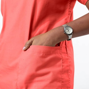 Uniforme d'infirmière unisexe fabriqué en usine OEM, en coton tricoté, doux, léger, extensible, séchage rapide, vêtements médicaux d'hôpital, Scrubnurse - Product Image 3