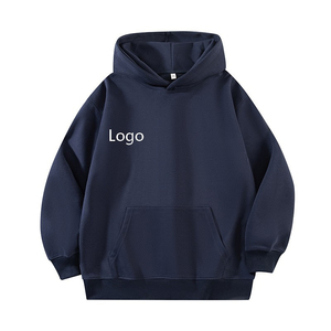 Casual Outdoor Streetwear Oversized Solid Color Loose <b>Long</b> Sleeve Unisex <b>Hoodies</b> 330gram by Misha Sports Custom Manufacture - Product Image 3