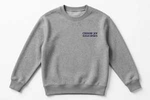 เสื้อสเวตเชิ้ตสีเทา คอกลม พิมพ์ลาย นุ่มสบาย ทรงเข้ารูป ยูนิเซ็กซ์ ผ้าคอตตอนเจอร์ซีย์ สวมใส่สบายๆ สไตล์ลำลองสำหรับฤดูร้อน - Product Image 3