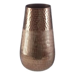 Hammered Finish Decorative Pieces Contemporary Metal Tabletop <b>Vases</b> Set handmade - Product Image 5